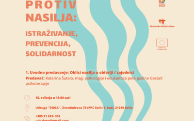 Predavanje udruge Duga “Oblici nasilja u obitelji/zajednici”
