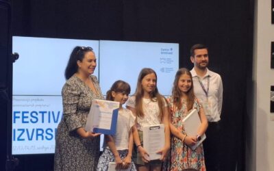 Naši učenici na Festivalu izvrsnosti u Splitu – radijska skupina predstavila svoj rad u okviru CIMAJ projekta