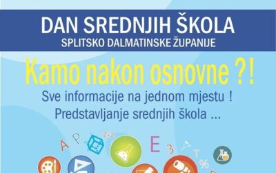 NOVI TERMIN ZA DAN SREDNJIH ŠKOLA SPLITSKO – DALMATINSKE ŽUPANIJE