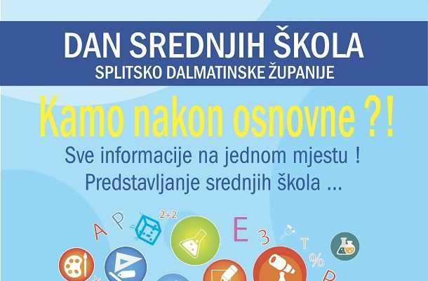 NOVI TERMIN ZA DAN SREDNJIH ŠKOLA SPLITSKO – DALMATINSKE ŽUPANIJE